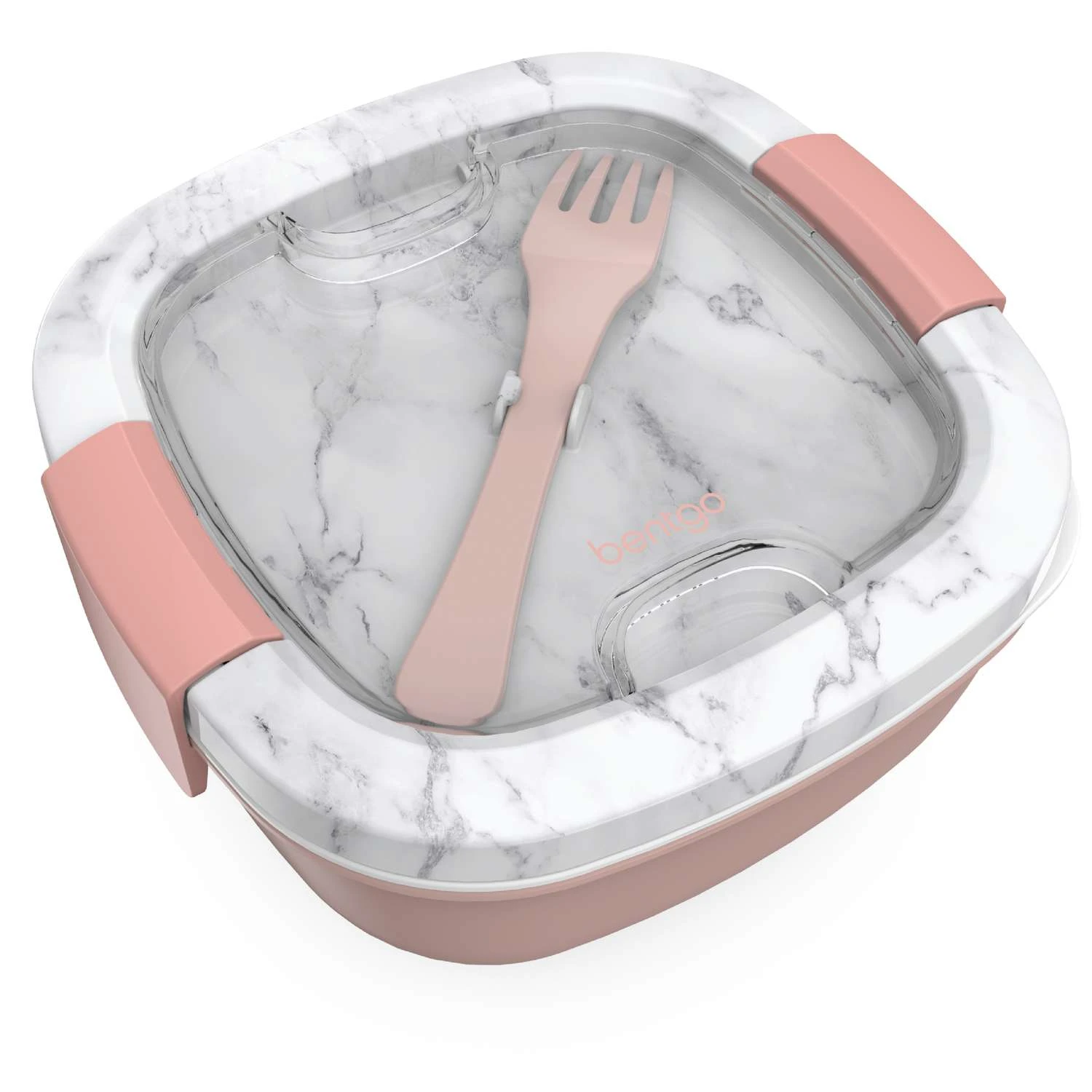 Bentgo Blush Marble Salad Container 1 Pk 8 Bentgo Blush Marble Salad Container 1 Pk - Image 6