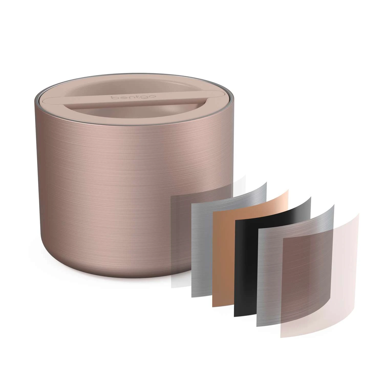 Bentgo 2.4 Cups Rose Gold Food Storage Container 1 Pk 4 Bentgo 2.4 Cups Rose Gold Food Storage Container 1 Pk - Image 2