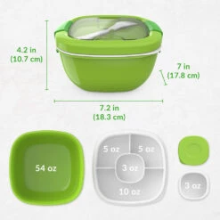 Bentgo Salad Container (2-Pack) -Bentgo 2PK BGOSAL G 8