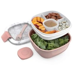 Bentgo Blush Marble Salad Container 1 Pk