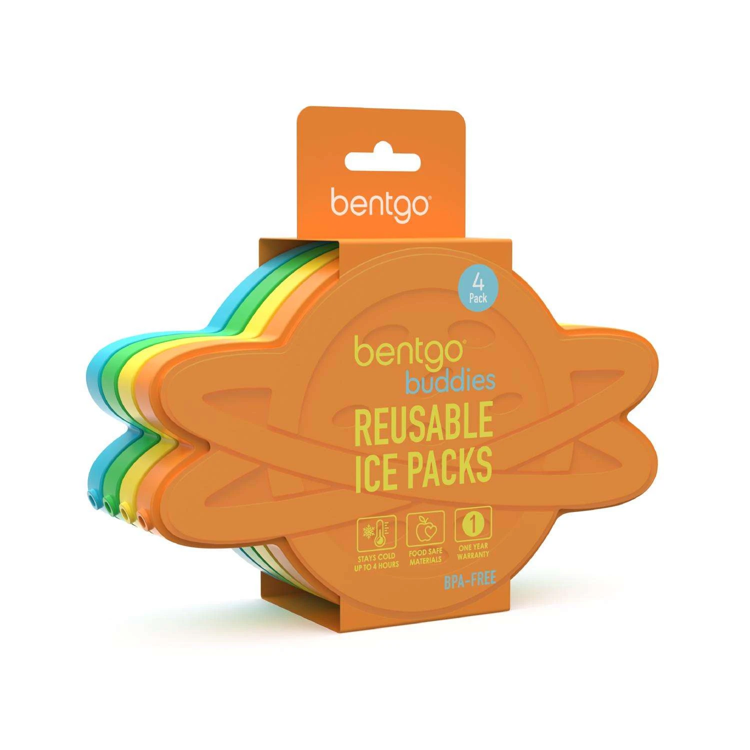 Bentgo Assorted Polypropylene Reusable Ice Pack 4 Bentgo Assorted Polypropylene Reusable Ice Pack - Image 2