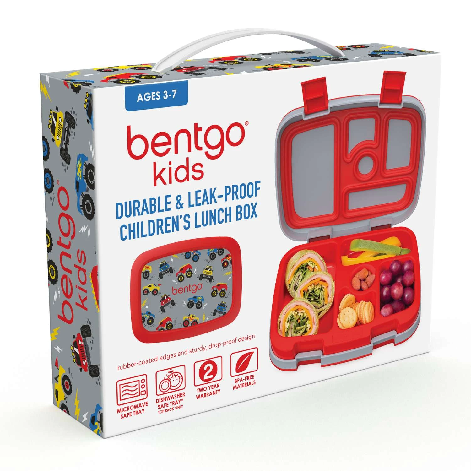 Bentgo Trucks Lunch Box 1 Pk 4 Bentgo Trucks Lunch Box 1 Pk - Image 2