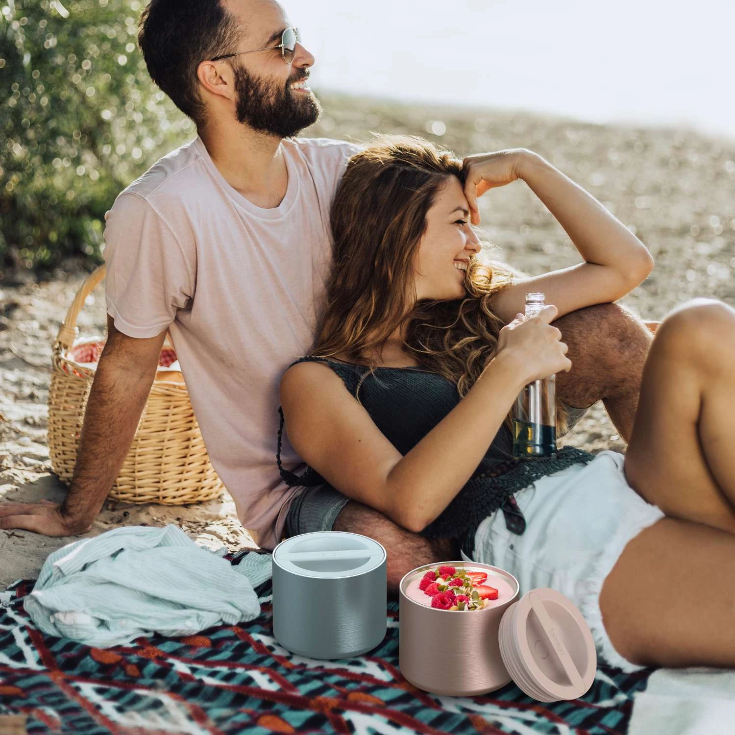 Bentgo 2.4 Cups Rose Gold Food Storage Container 1 Pk 8 Bentgo 2.4 Cups Rose Gold Food Storage Container 1 Pk - Image 6