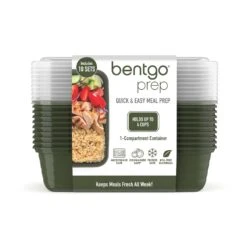 Bentgo 4 Cups Khaki Green Meal-Prep Container 10 Pk 11 Bentgo 4 Cups Khaki Green Meal-Prep Container 10 Pk -Bentgo 643cb05c 11fb 47c1 974a 6663ba1e4dcd