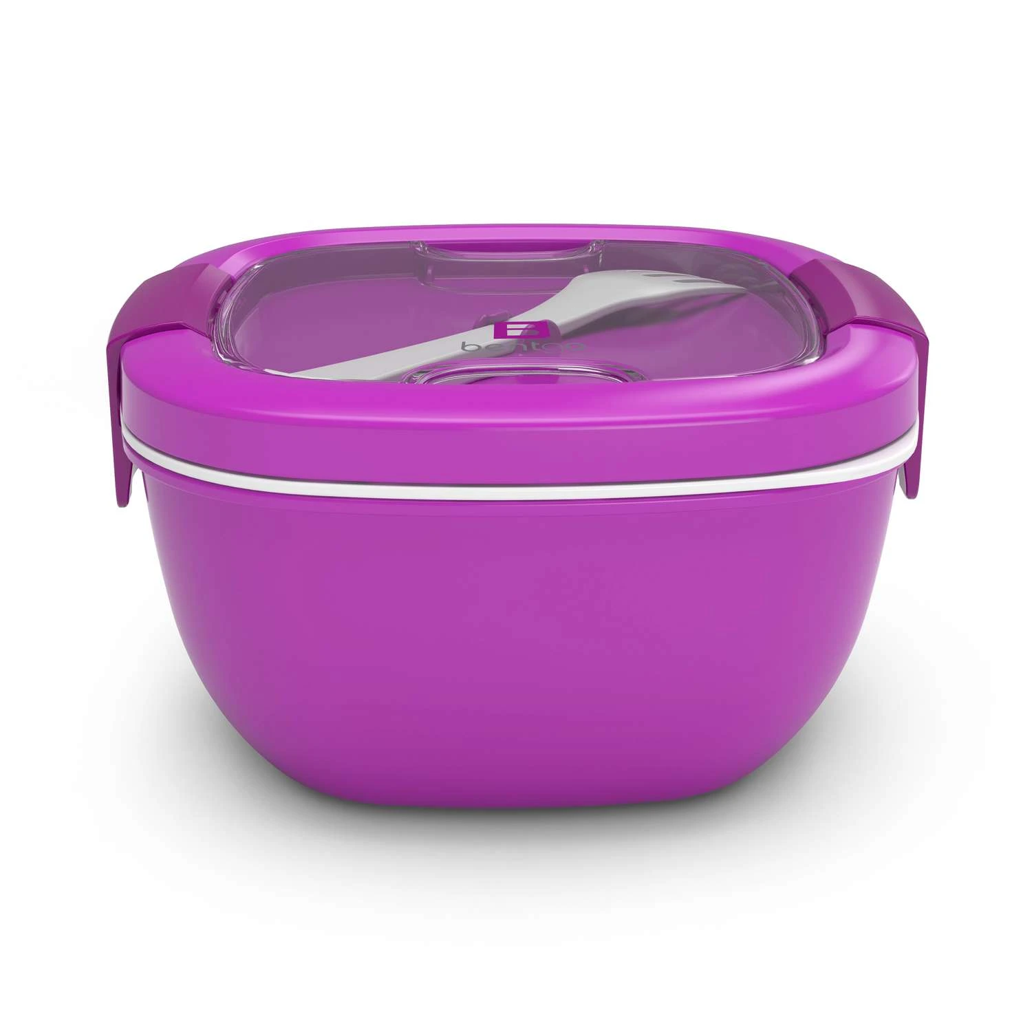 Bentgo 57 Oz Purple Salad Container Set 1 Pk 8 Bentgo 57 Oz Purple Salad Container Set 1 Pk - Image 6