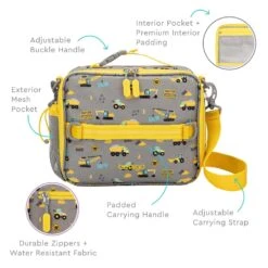 Bentgo Trucks Multicolored Reusable Lunch Bags 1 Pk -Bentgo 943ef038 68da 4c6b a122 f15628d76b54