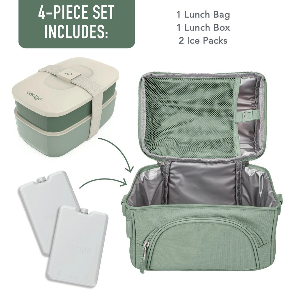 Bentgo® Deluxe 4-Piece Lunch Set 4 Bentgo® Deluxe 4-Piece Lunch Set - Image 2