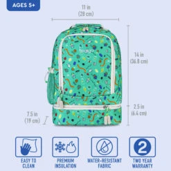 Bentgo Kids Prints 2-in-1 Backpack & Lunch Bag 25 Bentgo Kids Prints 2-in-1 Backpack & Lunch Bag -Bentgo BGBKPAK BUG 5