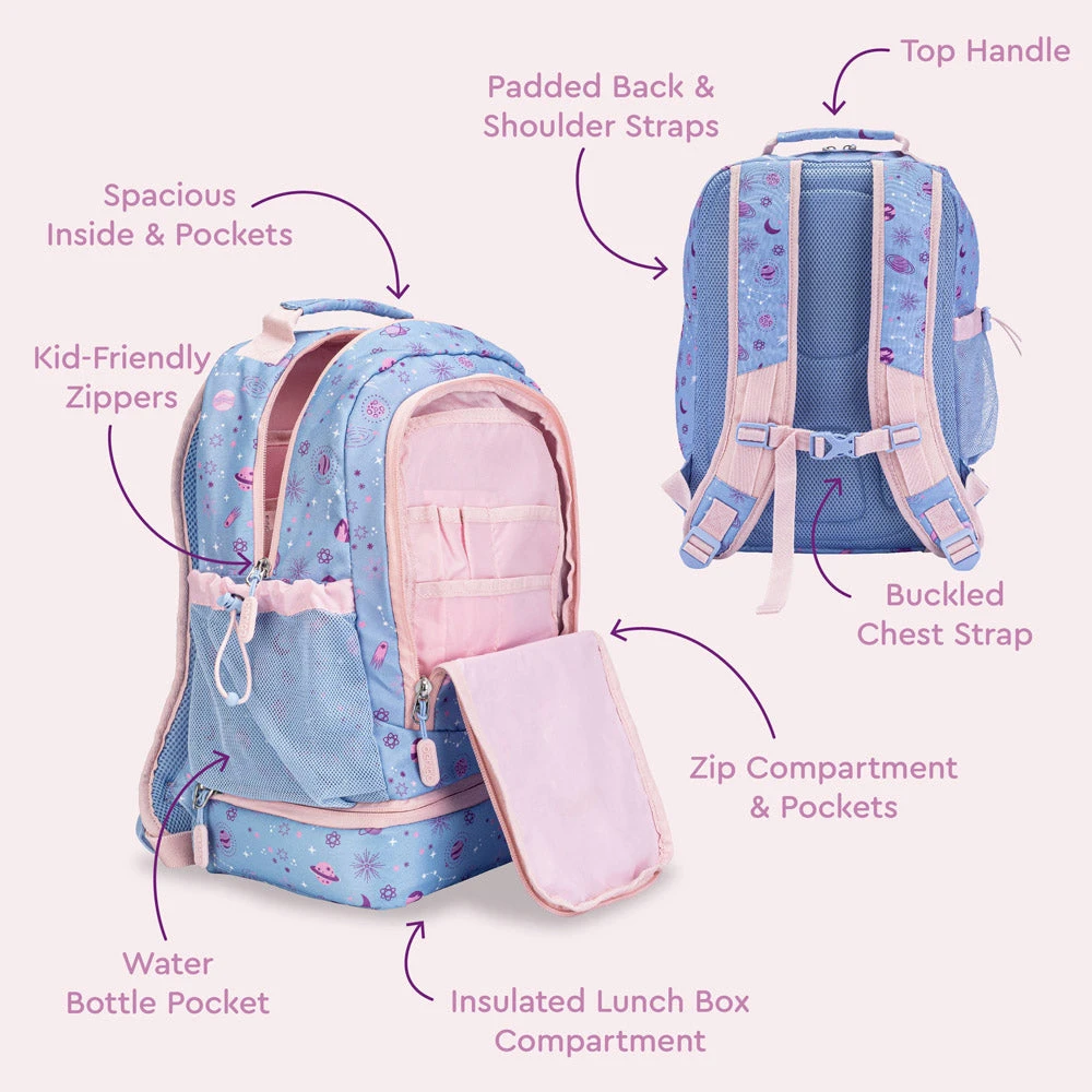 Bentgo Kids Prints 2-in-1 Backpack & Lunch Bag 16 Bentgo Kids Prints 2-in-1 Backpack & Lunch Bag - Image 14