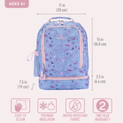 Bentgo Kids Prints 2-in-1 Backpack & Lunch Bag 37 Bentgo Kids Prints 2-in-1 Backpack & Lunch Bag -Bentgo BGBKPAK GLX 5