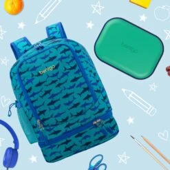 Bentgo Kids Chill Lunch Box & Prints Backpack 35 Bentgo Kids Chill Lunch Box & Prints Backpack -Bentgo BGBKPAK SHK BGOCHL G 4