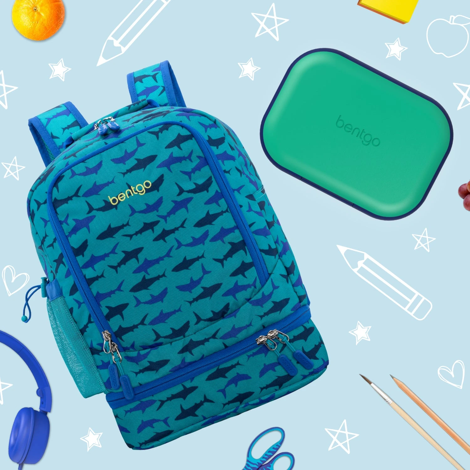 Bentgo Kids Chill Lunch Box & Prints Backpack 16 Bentgo Kids Chill Lunch Box & Prints Backpack - Image 14