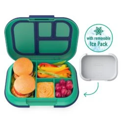 Bentgo Kids Chill Lunch Box & Prints Backpack 37 Bentgo Kids Chill Lunch Box & Prints Backpack -Bentgo BGBKPAK SHK BGOCHL G 5