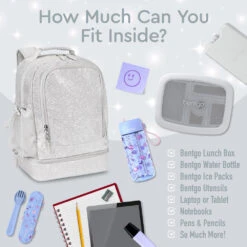 Bentgo Kids 2-in-1 Backpack & Lunch Bag 35 Bentgo Kids 2-in-1 Backpack & Lunch Bag -Bentgo BGBKPAK SLGL 4