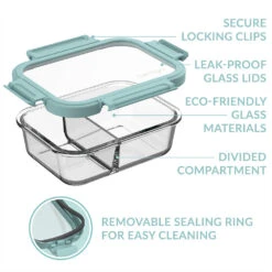 Bentgo Glass Leak-Proof Meal Prep Set (8pc) -Bentgo BGGLSPK1 CO 6