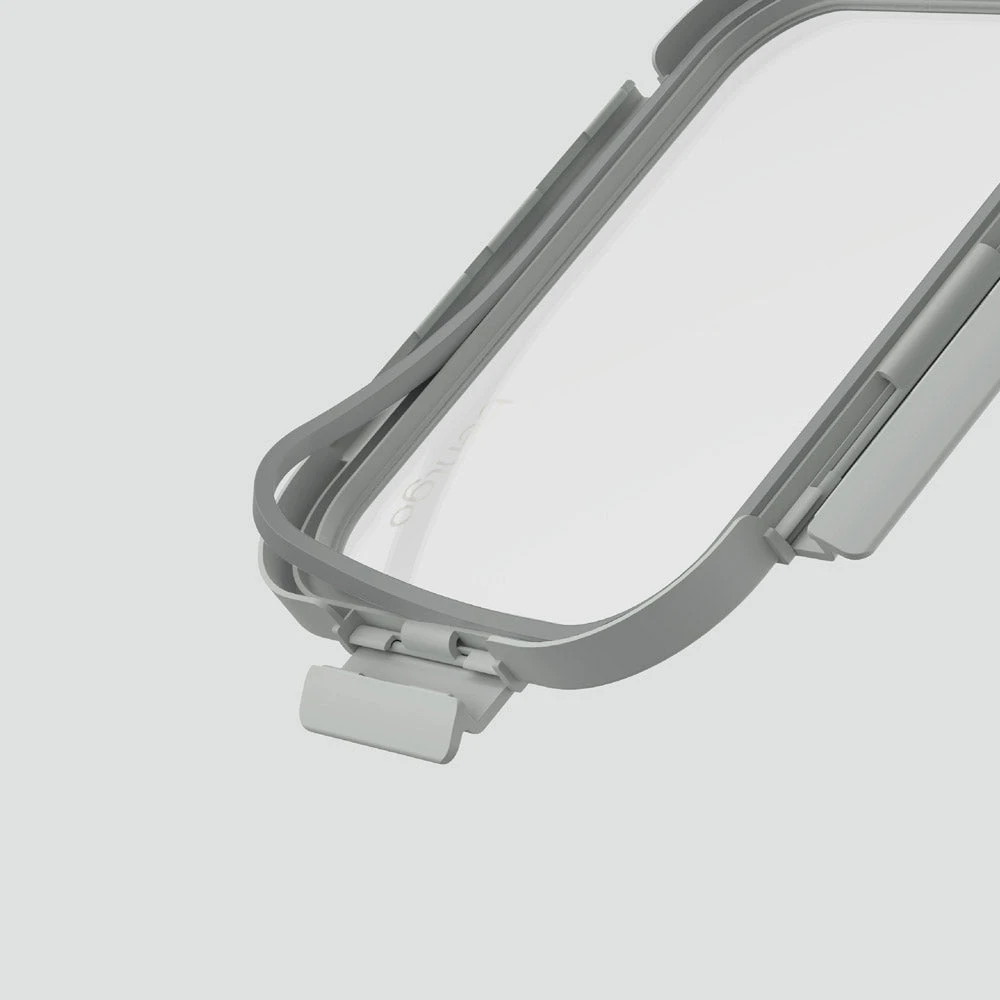 Bentgo Glass Leak-Proof Food Storage Set (4pc) - Pebble/Fog 9 Bentgo Glass Leak-Proof Food Storage Set (4pc) - Pebble/Fog - Image 7