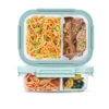 Bentgo Glass Leak-Proof Meal Prep Set (4pc) - Seafoam/Seaglass 2 Bentgo Glass Leak-Proof Meal Prep Set (4pc) - Seafoam/Seaglass -Bentgo BGGLSPK3DTC 1