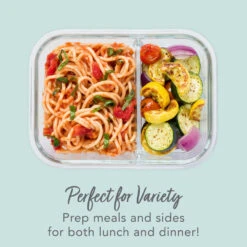 Bentgo Glass Leak-Proof Meal Prep Set (4pc) - Seafoam/Seaglass 14 Bentgo Glass Leak-Proof Meal Prep Set (4pc) - Seafoam/Seaglass -Bentgo BGGLSPK3DTC 5