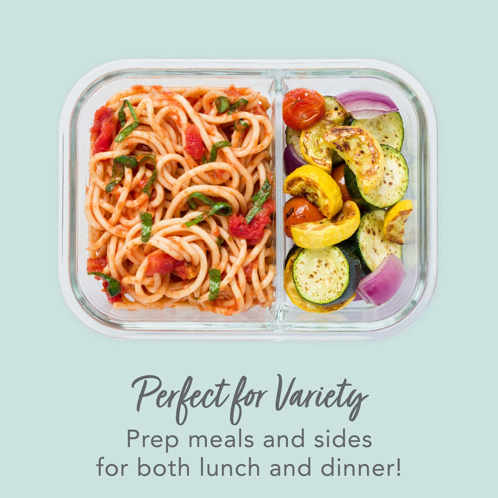 Bentgo Glass Leak-Proof Meal Prep Set (4pc) - Seafoam/Seaglass 7 Bentgo Glass Leak-Proof Meal Prep Set (4pc) - Seafoam/Seaglass - Image 5