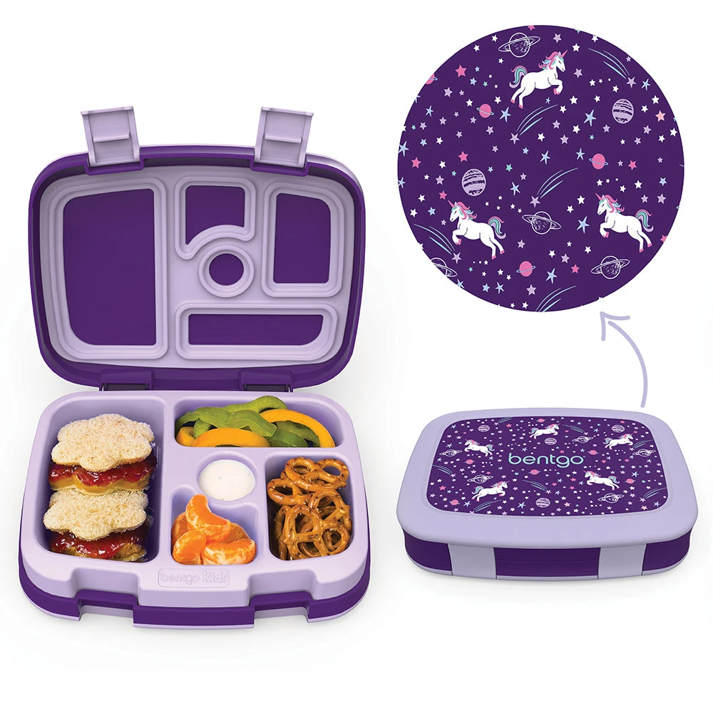 Bentgo Kids Prints Lunch Box (2-Pack) 3 Bentgo Kids Prints Lunch Box (2-Pack)