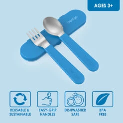 Bentgo Kids Stainless Steel Utensil Set -Bentgo BGKDUTSS B 3