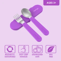 Bentgo Kids Stainless Steel Utensil Set -Bentgo BGKDUTSS P 3