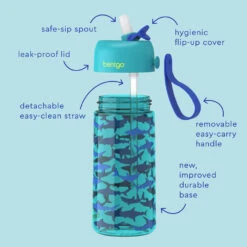 Bentgo Kids Water Bottle -Bentgo BGKDWB1 SHK 3