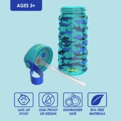 Bentgo Kids Water Bottle -Bentgo BGKDWB1 SHK 5