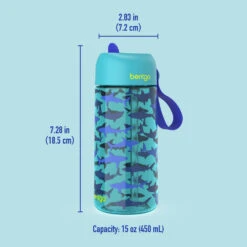 Bentgo Kids Water Bottle -Bentgo BGKDWB1 SHK 6