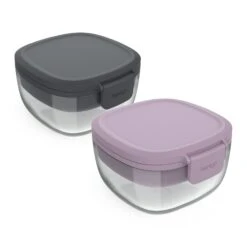 Bentgo Glass Salad Container (2-Pack) -Bentgo BGLASSAL MUL1 3P 3