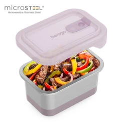 Bentgo MicroSteel Heat & Eat Container -Bentgo BGMCSTL2 DS 1b