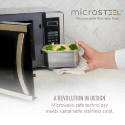 Bentgo MicroSteel Heat & Eat Container -Bentgo BGMCSTL2 DS 2