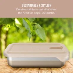 Bentgo MicroSteel Heat & Eat Container -Bentgo BGMCSTL3 GD 4