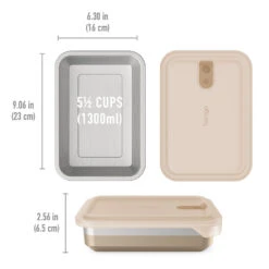 Bentgo MicroSteel Heat & Eat Container -Bentgo BGMCSTL3 GD 6