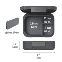 Bentgo Modern Lunch Box & Snack Cup 28 Bentgo Modern Lunch Box & Snack Cup -Bentgo BGMDNBDL DG 7