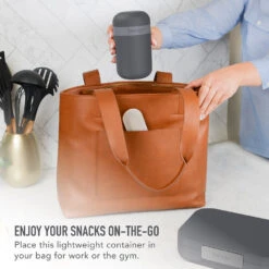 Bentgo Modern Lunch Box & Snack Cup 29 Bentgo Modern Lunch Box & Snack Cup -Bentgo BGMDNBDL DG 8