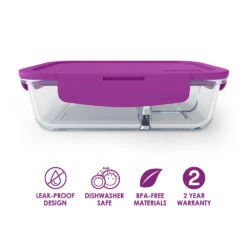 Bentgo Glass Lunch Container -Bentgo BGOGLS P 3B