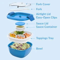 Bentgo All-in-One Salad Container 27 Bentgo All-in-One Salad Container -Bentgo BGOSAL B 6