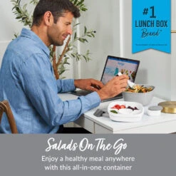 Bentgo All-in-One Salad Container 31 Bentgo All-in-One Salad Container -Bentgo BGOSAL Y 2