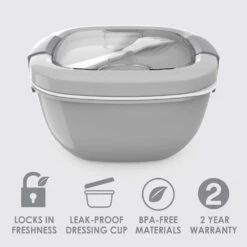 Bentgo All-in-One Salad Container 32 Bentgo All-in-One Salad Container -Bentgo BGOSAL Y 3