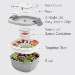 Bentgo All-in-One Salad Container 35 Bentgo All-in-One Salad Container -Bentgo BGOSAL Y 6