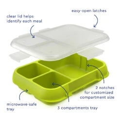 Bentgo Pop Tray With Transparent Cover 32 Bentgo Pop Tray With Transparent Cover -Bentgo BGPOPTRY NB 3