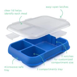 Bentgo Pop Tray With Transparent Cover 40 Bentgo Pop Tray With Transparent Cover -Bentgo BGPOPTRY SG 3