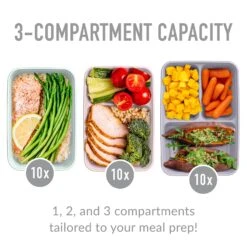 Bentgo Prep Deluxe Bag & 60-Piece Meal Prep Container Set -Bentgo BGPRBDL3 MP 6