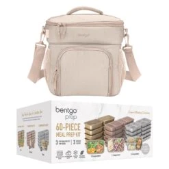 Bentgo Prep Deluxe Bag & 60-Piece Meal Prep Container Set -Bentgo BGPRBDL3 SDM