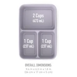 Bentgo Prep 3-Compartment 40-Piece Set -Bentgo BGPRBDL6 LC 5