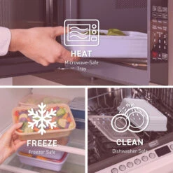 Bentgo Prep 1-Compartment Meal Prep Containers 26 Bentgo Prep 1-Compartment Meal Prep Containers -Bentgo BGPRP1 PK 5