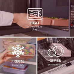 Bentgo Prep 2-Compartment Meal Prep Containers -Bentgo BGPRP2 BR 5 528febb4 9660 412e 8871 2be51135ebb1