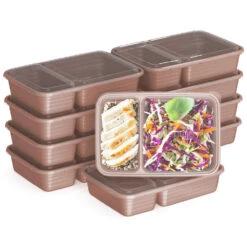 Bentgo Prep 2-Compartment Meal Prep Containers -Bentgo BGPRP2 RG 6edb34d4 da9a 4137 a4e2 bff1c55e4e51