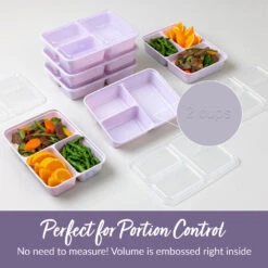 Bentgo Prep 3-Compartment Meal Prep Containers -Bentgo BGPRP3 LC 6 0dcf3100 8fdf 44f6 9e1f cc717cf3b25c